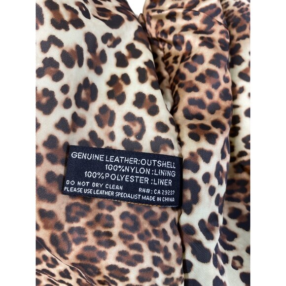 Power Trip Womens Brown Leather Motorcycle casual Jacket SKU 9247 - Picture 13 of 16